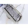 Buy cheap Gorgeous Acrylic Diamond Silver Mesh Evening Bags For Dinner Party from wholesalers