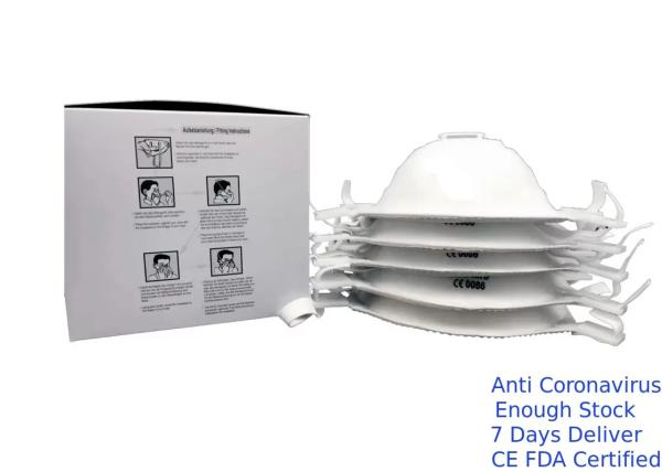 Buy cheap White Color Disposable Respirator Mask Long Lasting Filtration Performance from wholesalers