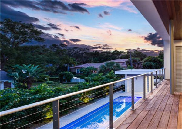 Buy cheap Prima Building Stainless Steel Wire Railing Systems , Stainless Steel Balcony Railing Designs from wholesalers