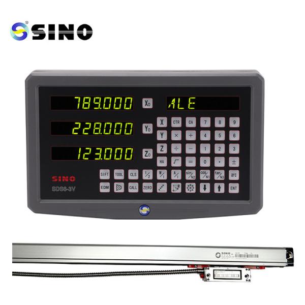 Buy cheap SINO DRO SDS6-3V Linear Encoder Glass Scale Ruler With 3 Axis Digital Readout from wholesalers