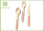 Food Grade Premium Birch Disposable Eco Friendly Wooden Cutlery Fork Knife Spoon