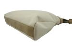 Durable Microfiber Material Travel Cosmetic Bag White Color For Airline Trip