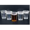 Buy cheap safety 100 Disposable Clear Plastic Cups in 180ml For Drink,Party,Pint from wholesalers