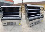 Semi Vertical Open Air Grab N Go Display Chiller Stainless Steel