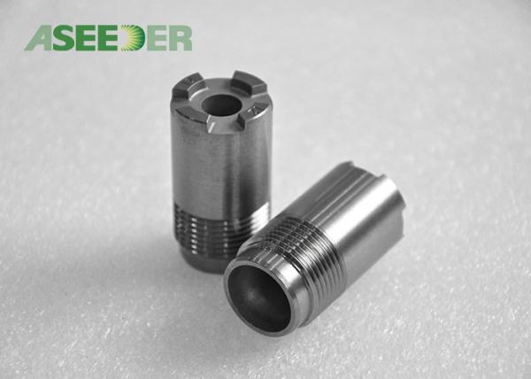 Oil Service Industry Cross Goove Thread Nozzle , Cemented Carbide Wear Parts AN