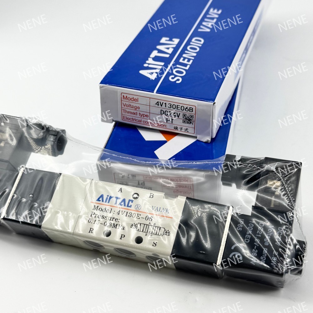 4V230C-08 Electromagnetic Valve AIRTAC For Precise Fluid Regulation 5 port 3 position