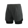 Buy cheap quick dry Wear Resistance Men'S Athletic Clothing Black Lined Running Shorts from wholesalers