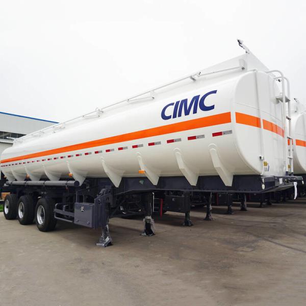 Buy cheap Carbon Steel Tri Axle 40000L Diesel Fuel Tanker Trailer from wholesalers