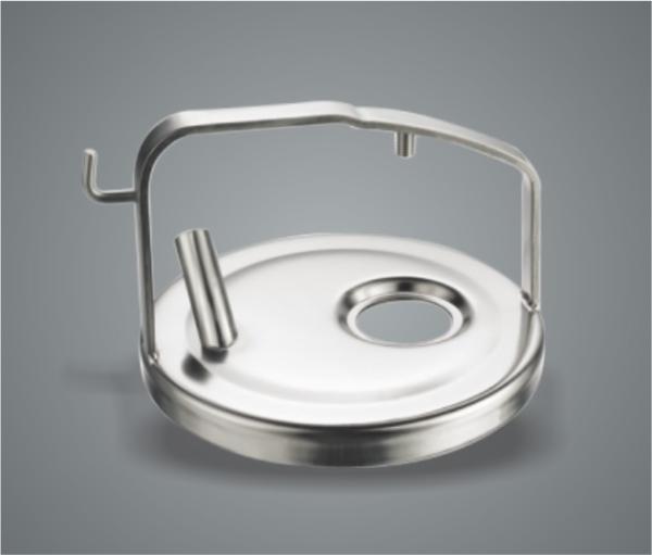 Buy cheap Small Stainless Steel Bucket Lid , Air tee type Cow Milking Machine Spare Parts from wholesalers
