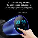 Professional Powerful Massage Gun with 99-Speed and 8 Massage Heads LCD Touch