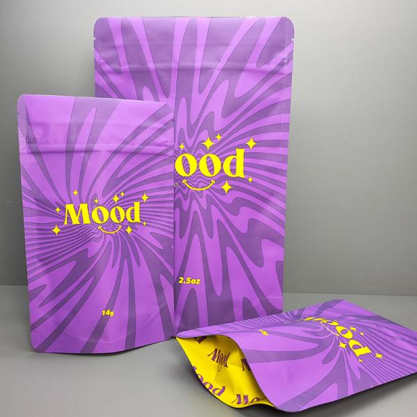 Buy cheap 14g 28g Soft Touch Mylar Bag Weed weed Flower Packaging Mylar Stand Up Pouch from wholesalers