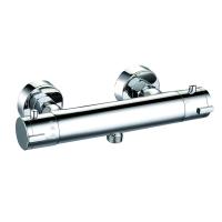 Buy cheap 0.5-3.0 Bar Thermostatic Mixer Taps Chrome Finish Brass Material product