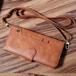 PU Leather Phone Case Wallet Stand Card Holder For IPhone14 15 16 Pro Max