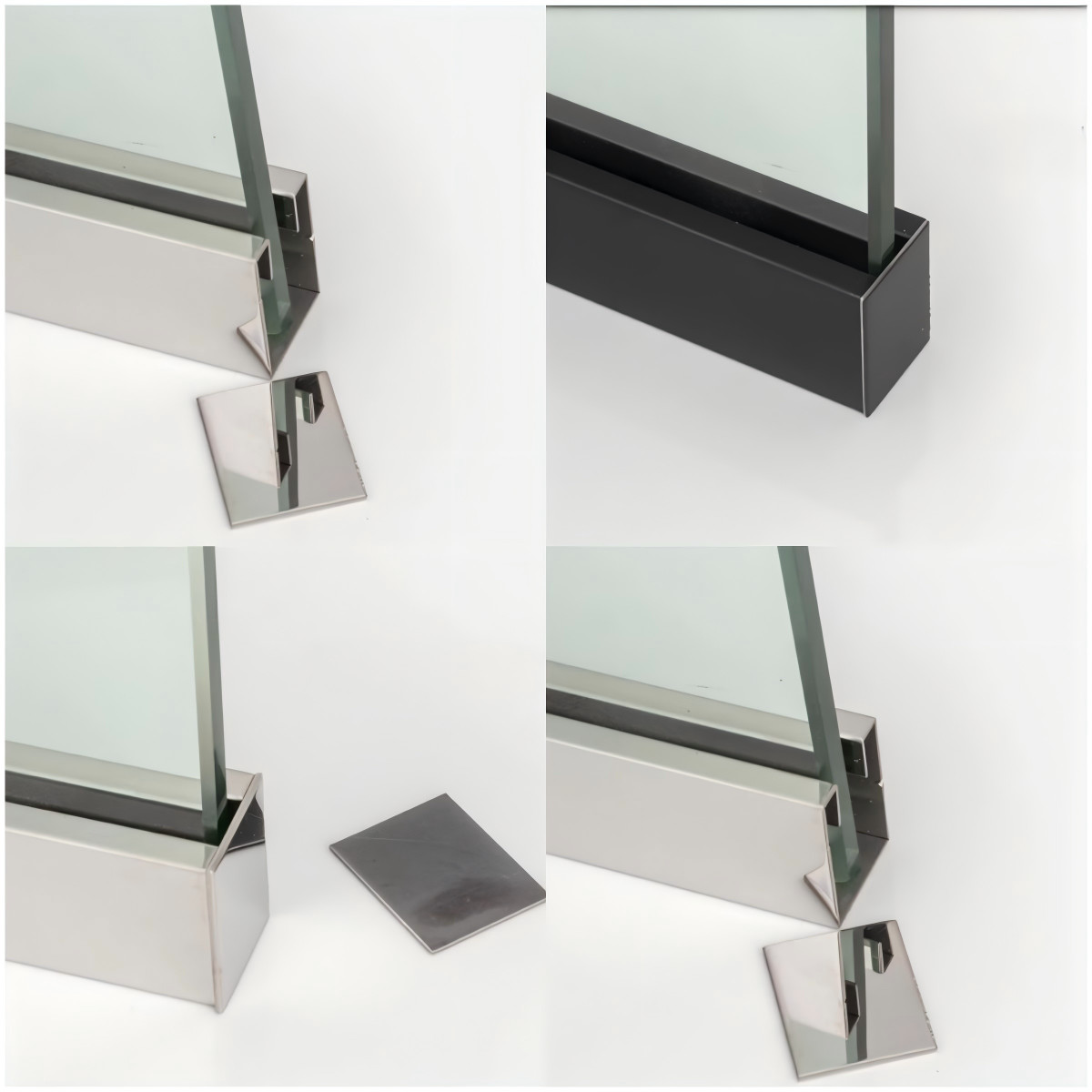 Stainless Steel Shower Glass U Channel Rustproof Shower Screen Wall Channel
