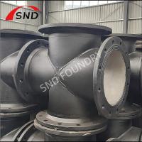 Buy cheap All Kinds Of DI Flanged Cross Cast Iron Socket Cross For Industrial Pipeline product