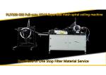 Diamond Mesh width 109mm Spiral Rolling Air Filter Making Machine