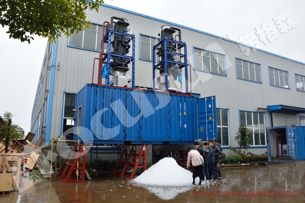 20ft Containerized Automatic Rake Ice Storage for Tube Ice Versatile and Customizable