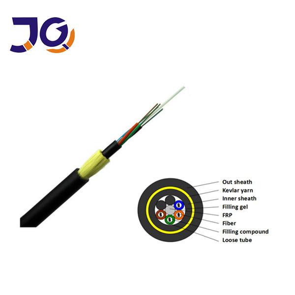 Buy cheap ISO 9001 24 Core All Dielectric Self Supporting Fiber Optic Cable from wholesalers
