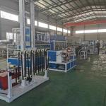 Geostrap Pet Sheet Extrusion Line 120Kw Plastic Sheet Extruder Machine