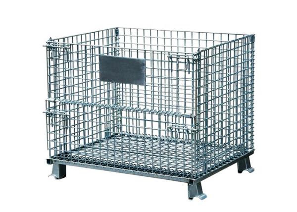 Buy cheap Galvanized Q235 Wire Mesh Storage Cage Foldable Metal Steel Welded from wholesalers
