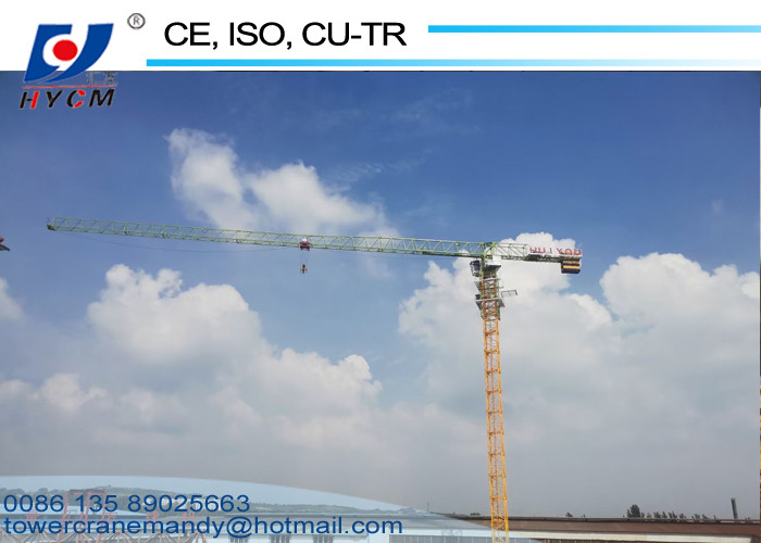 1.6*1.6*3m Split Mast Electric Tower Crane PT6013 Undercarriage Tower Crane 8ton 160m Self Climbing Crane