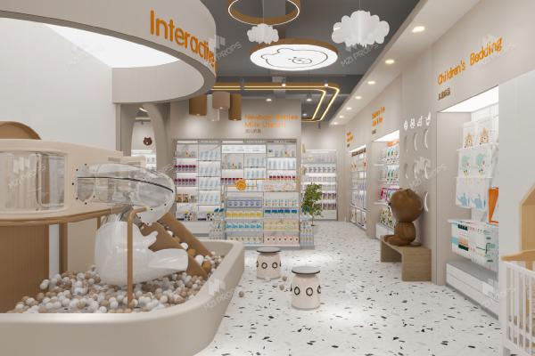 Buy cheap 07-HXNYS Mom And Baby Model Store With Korean Cream Style from wholesalers
