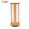 Buy cheap Veneering Wood Metal Rod Rotating Sunglasses Display Stand For 30 Pairs Eyewear from wholesalers