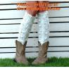 Buy cheap Fashion winter accessories knitted leg warmers crochet girls boot socks gaiter wool from wholesalers