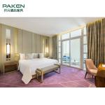 Villa Melamine Surface Luxury Hotel Bedroom Furniture
