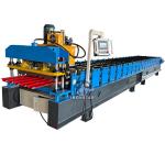 980 Trapezoidal roofing sheet roll forming machine for Brazil metal roof roll