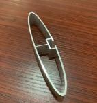 Aluminum Oval Tube Aluminum Airfoil Louver Blinds Extrusion Profile