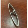 Buy cheap Aluminum Oval Tube Aluminum Airfoil Louver Blinds Extrusion Profile from wholesalers