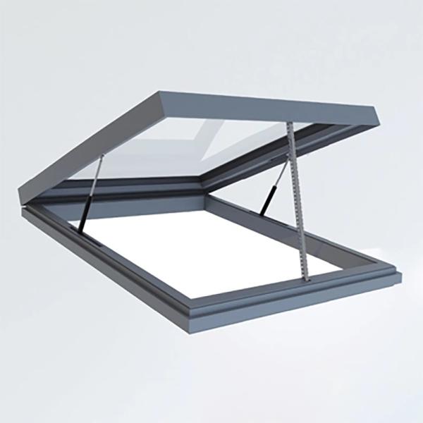 Buy cheap 5 27A 55 9A 5 12A 5 Glass Aluminum Fixed Skylight For Level 9 Wind Pressure Resistance from wholesalers