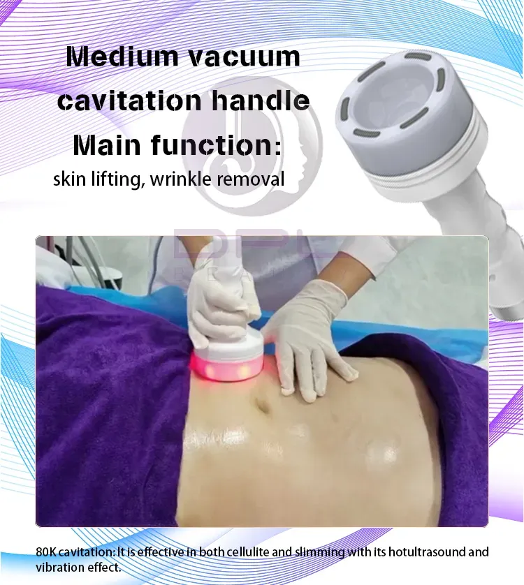 As94 6 In 1 Vacuum Cavitation 80K Skin Lifting Cavitation Slimming Machine Rf Dispositivo De Belleza
