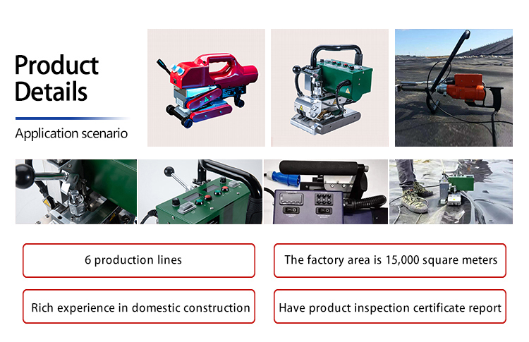High Frequency Plastic Welding Machine for Dam Liner HDPE Geomembrane Frequency 50HZ
