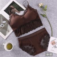 Buy cheap Seamless Back Wrapped 100kg Cotton Sexy Panty Bra Set 95C 95D One Piece Nursing product
