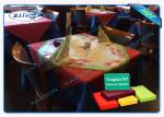 Disposable Round / Square PPSB Non Woven Tablecloth / Tnt Tovaglie In Red /