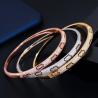 Buy cheap Fashion Bracelet Ladies Silver Color Cubic Zirconia Bangle Royal Tennis Bracelets Jewelry for Christmas Gift from wholesalers