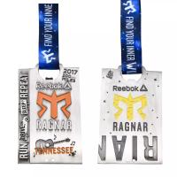Buy cheap ISO9001 Metal Custom Logo Medals Wearproof Polished Running Ironman Triathlon product