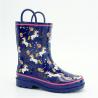 Buy cheap OEM Waterproof Rubber Purple Unicorns Printed Rain Boots from wholesalers