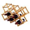 Buy cheap Novelty portable folding wooden bamboo display red wine bottle rack from wholesalers