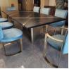 Buy cheap 2000mm 29.9" Contemporary Luxury Dining Table , Stainless Steel Mid Century Modern Dining Table from wholesalers