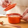 Buy cheap Mini Stoneware Ceramic Oven Bowl Pot For Creme Brulee Cake Oven from wholesalers