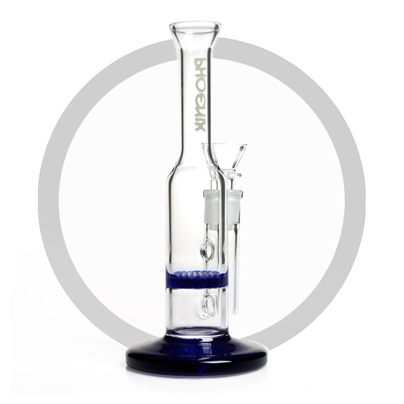 8 Inches Mnini Glass Bong Honeycomb Per Bongs Smoking Water Pipe Heady Glass Hookah