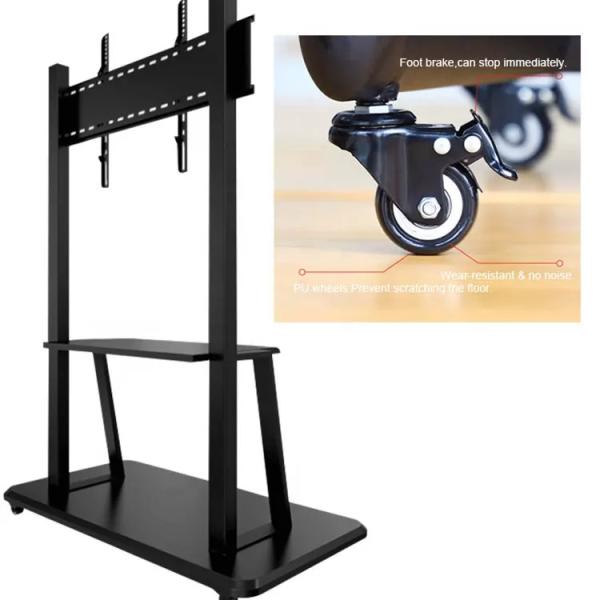 Buy cheap 32 40 43 50 55 58 65 75 85 86 98 100 110 Inch Interactive Flat Panel Smart White Board TV Mobile Stand With Wheels from wholesalers