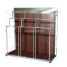 Buy cheap New style stainless fashion displays steel clothes shelf for retail store from wholesalers