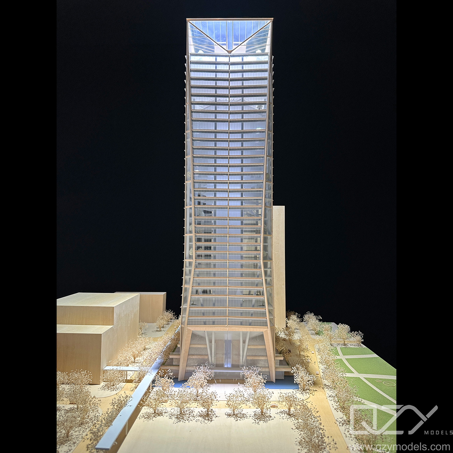 Scale Office Miniature Building Models Aedas 1:200 Etching OEM