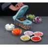 Buy cheap 2 In 1 LFGB Kitchen Vegetable Chopper Shule With 8 Detachable Blades from wholesalers