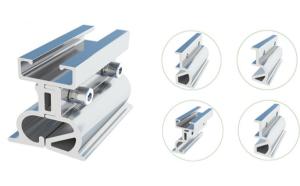 China Adjustable Rooftop Solar Mounting Fixtures Flexibility Solar Panel Racking Systems on sale