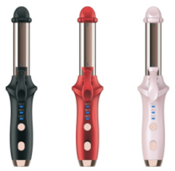 3 Modes 4000MAh Rechargeable Hair Straightener Curler